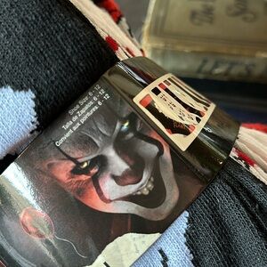 NEW Casual Crew 6 pack socks IT PennyWise Clown 🤡 scary bundle sz 6-12